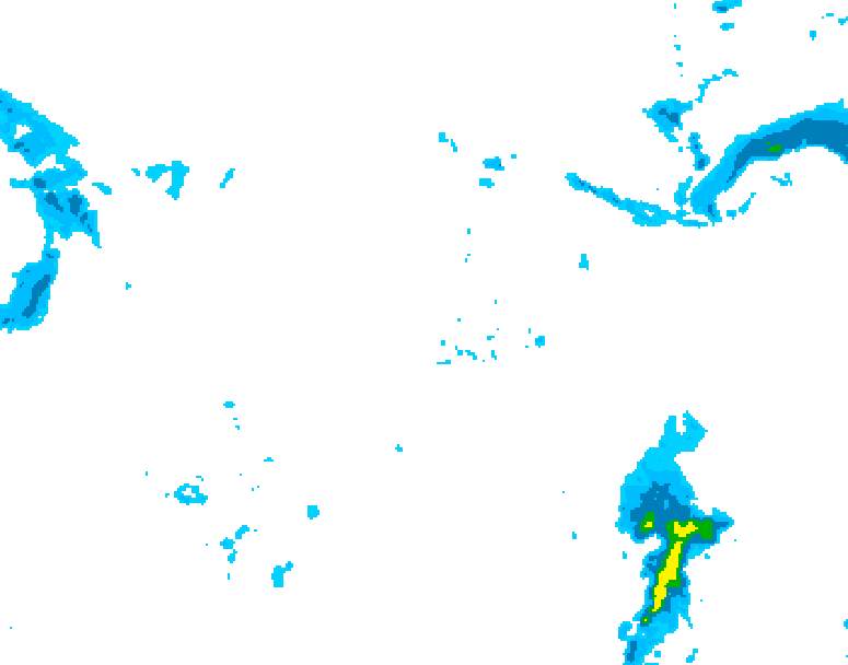 GDPS precipitation 054 hour forecast chart for Canada based on 2025/11/30 1200Z data
