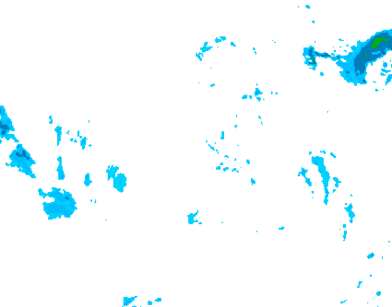 GDPS precipitation 102 hour forecast chart for Canada based on 2025/11/30 1200Z data