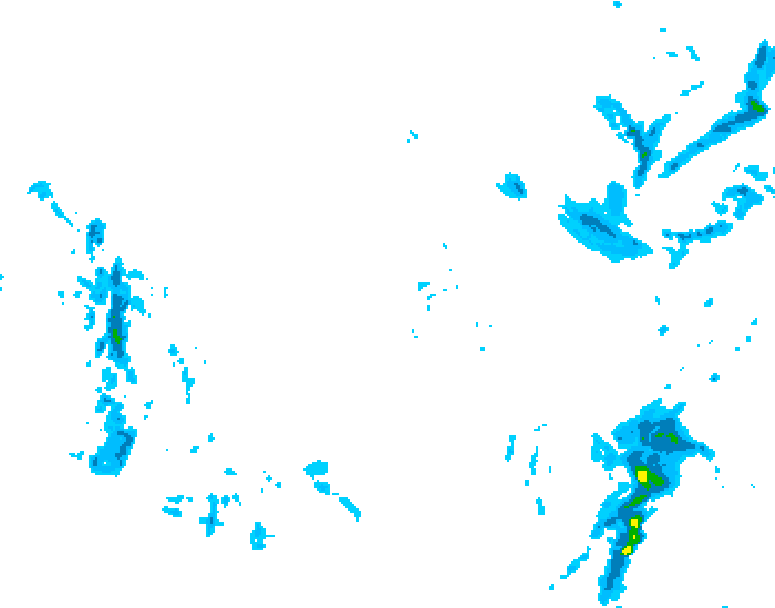 GDPS precipitation 144 hour forecast chart for Canada based on 2025/11/30 1200Z data
