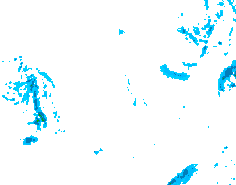 GDPS precipitation 168 hour forecast chart for Canada based on 2025/11/30 1200Z data