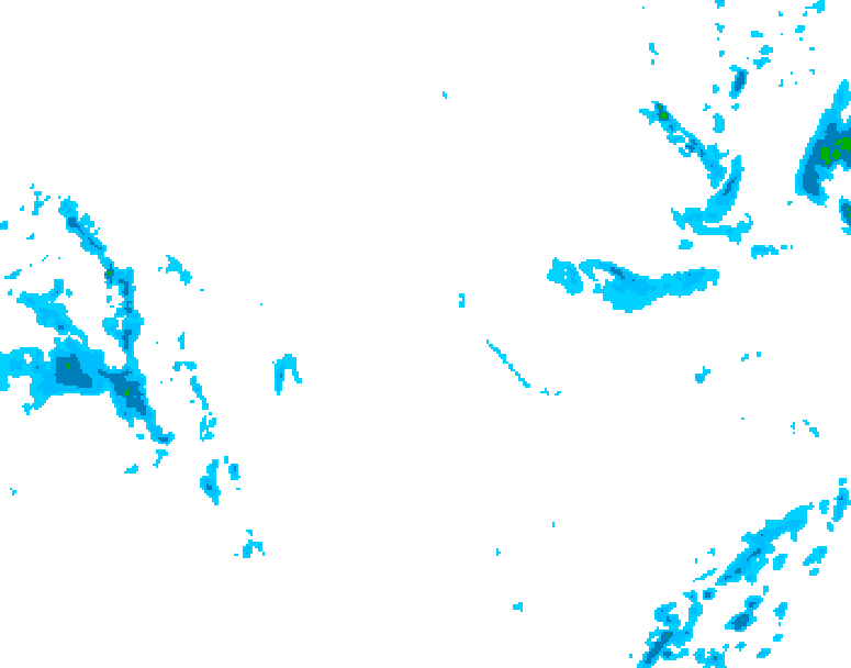 GDPS precipitation 180 hour forecast chart for Canada based on 2025/11/30 1200Z data