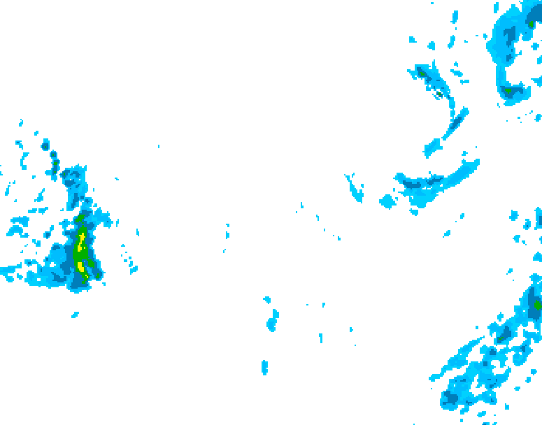 GDPS precipitation 192 hour forecast chart for Canada based on 2025/11/30 1200Z data