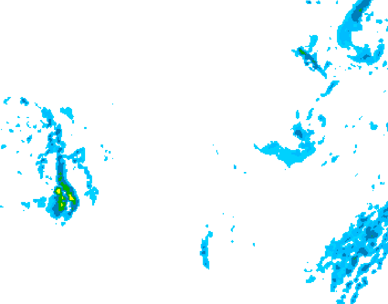 GDPS precipitation 198 hour forecast chart for Canada based on 2025/11/30 1200Z data