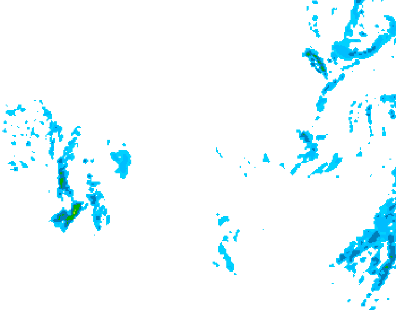 GDPS precipitation 204 hour forecast chart for Canada based on 2025/11/30 1200Z data