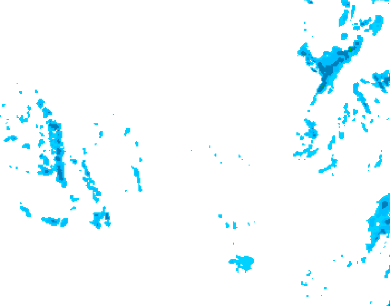GDPS precipitation 210 hour forecast chart for Canada based on 2025/11/30 1200Z data