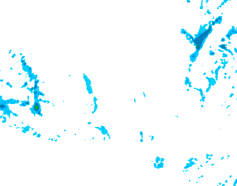 GDPS precipitation 216 hour forecast chart for Canada based on 2025/11/30 1200Z data