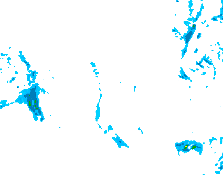 GDPS precipitation 228 hour forecast chart for Canada based on 2025/11/30 1200Z data