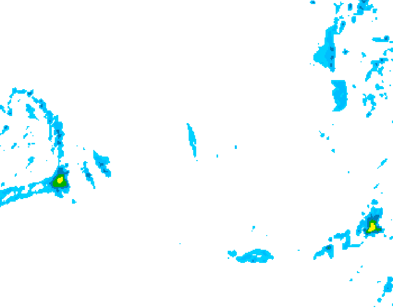 GDPS precipitation 240 hour forecast chart for Canada based on 2025/11/30 1200Z data
