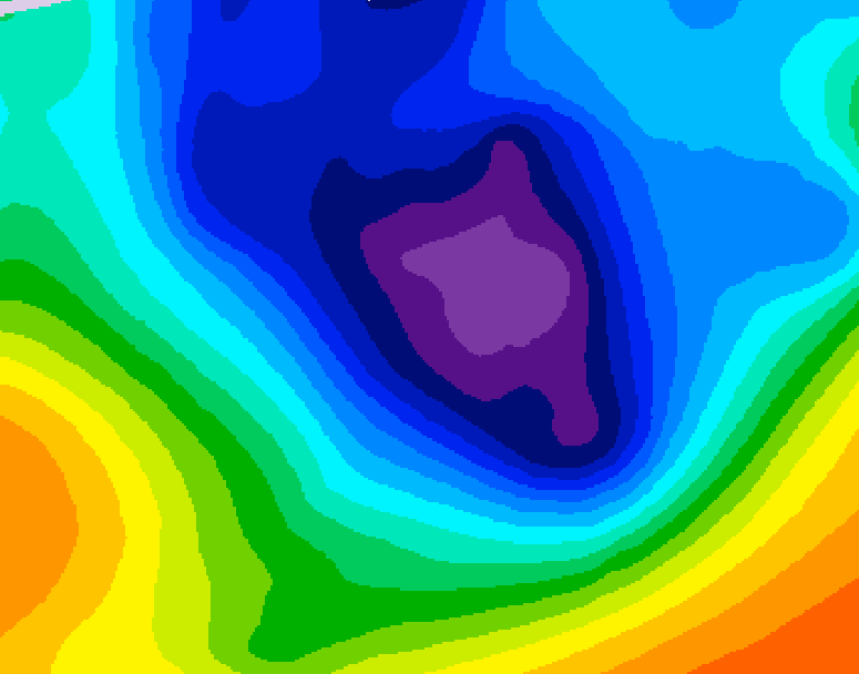 GDPS 500 millibar geopotential height 084 hour forecast chart for Canada based on 2025/12/01 0000Z data