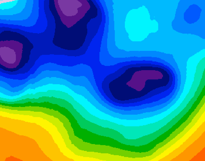 GDPS 500 millibar geopotential height 168 hour forecast chart for Canada based on 2025/12/01 1200Z data