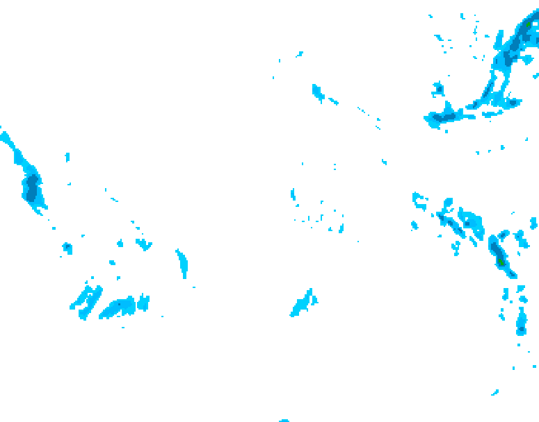 GDPS precipitation 096 hour forecast chart for Canada based on 2025/12/01 0000Z data