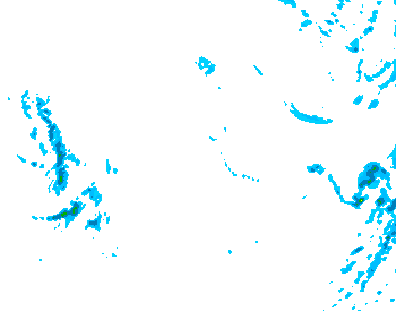 GDPS precipitation 156 hour forecast chart for Canada based on 2025/12/01 0000Z data