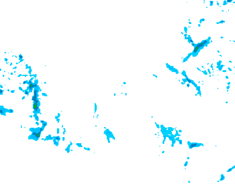 GDPS precipitation 204 hour forecast chart for Canada based on 2025/12/01 0000Z data