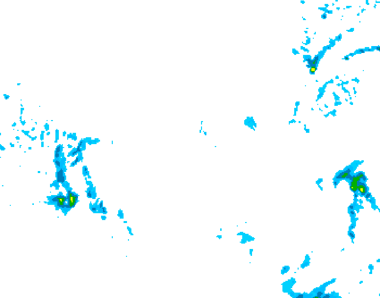 GDPS precipitation 228 hour forecast chart for Canada based on 2025/12/01 0000Z data