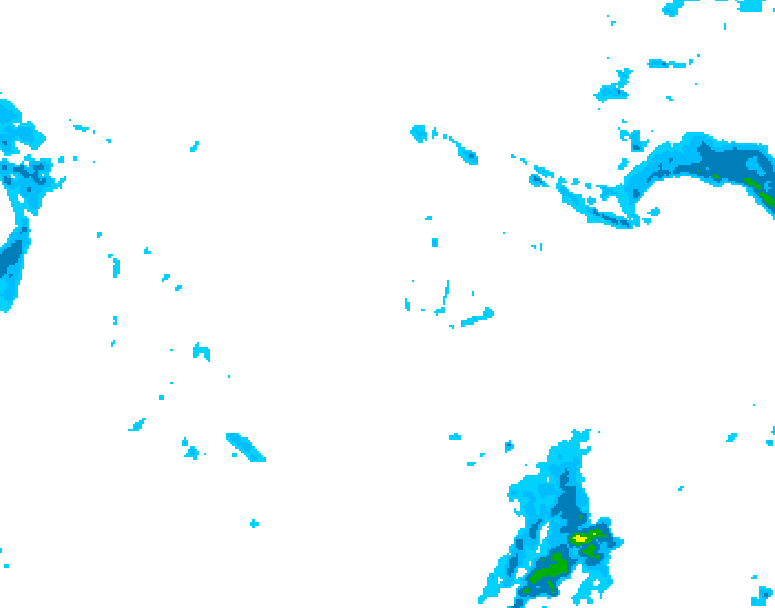 GDPS precipitation 024 hour forecast chart for Canada based on 2025/12/01 1200Z data