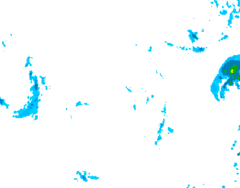 GDPS precipitation 060 hour forecast chart for Canada based on 2025/12/01 1200Z data