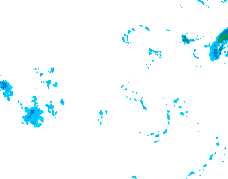 GDPS precipitation 072 hour forecast chart for Canada based on 2025/12/01 1200Z data