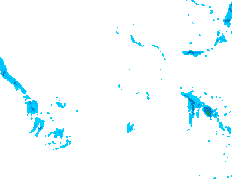 GDPS precipitation 084 hour forecast chart for Canada based on 2025/12/01 1200Z data