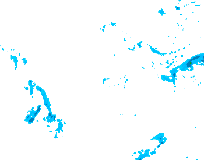 GDPS precipitation 102 hour forecast chart for Canada based on 2025/12/01 1200Z data