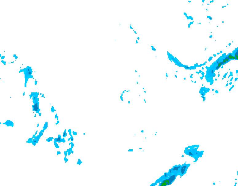 GDPS precipitation 108 hour forecast chart for Canada based on 2025/12/01 1200Z data