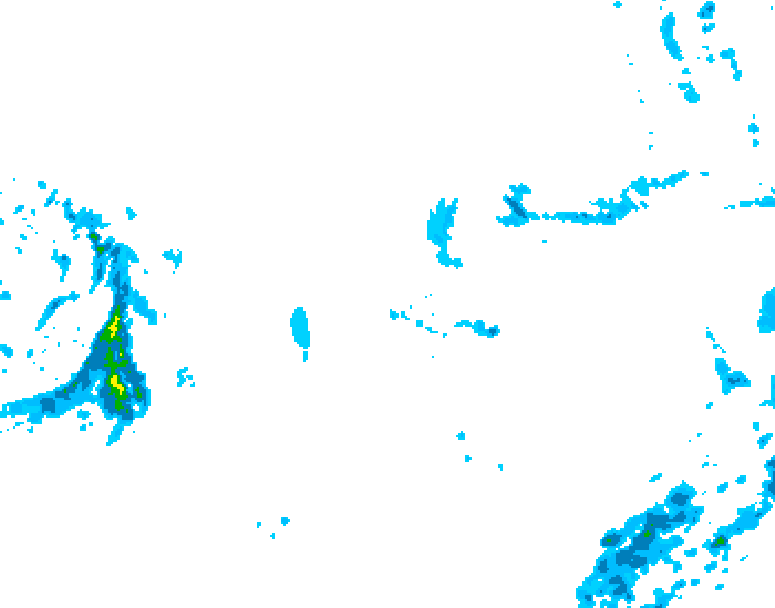 GDPS precipitation 168 hour forecast chart for Canada based on 2025/12/01 1200Z data