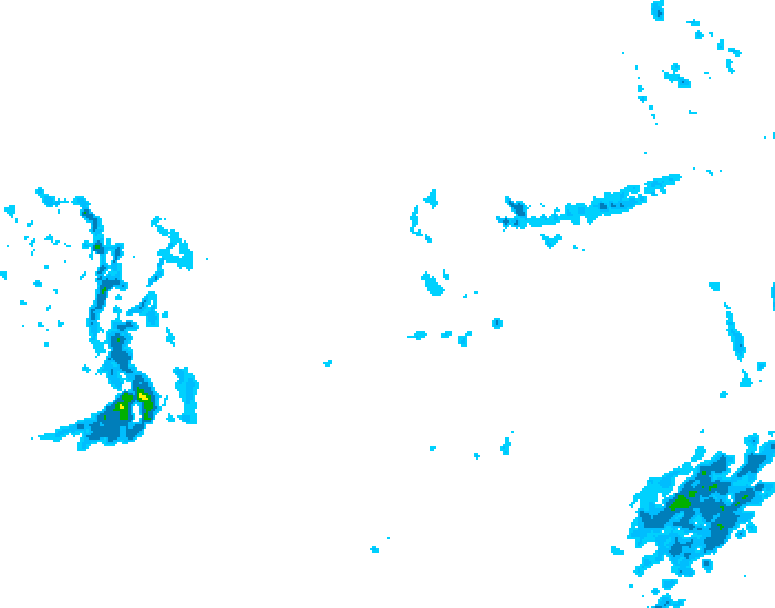 GDPS precipitation 174 hour forecast chart for Canada based on 2025/12/01 1200Z data