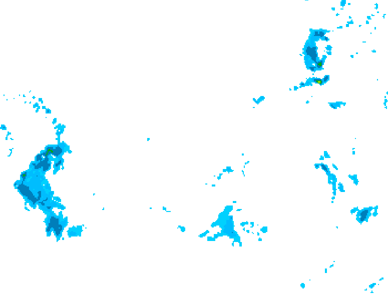 GDPS precipitation 204 hour forecast chart for Canada based on 2025/12/01 1200Z data