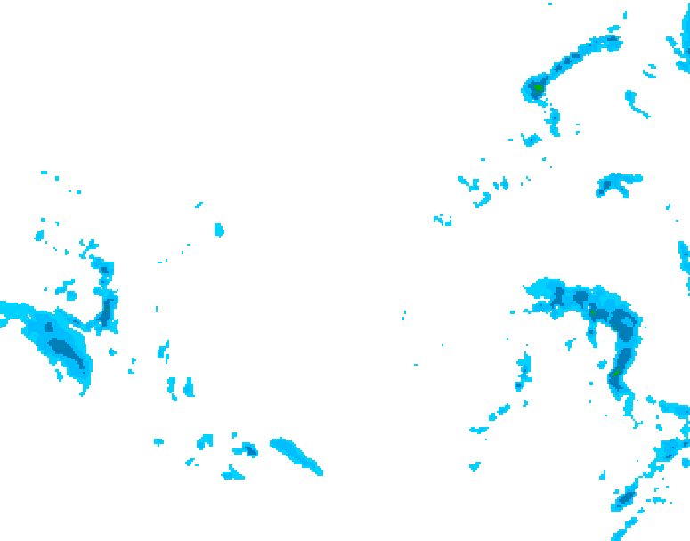 GDPS precipitation 228 hour forecast chart for Canada based on 2025/12/01 1200Z data