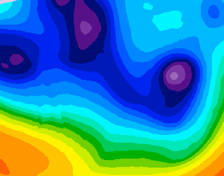 GDPS 500 millibar geopotential height 168 hour forecast chart for Canada based on 2025/12/02 0000Z data