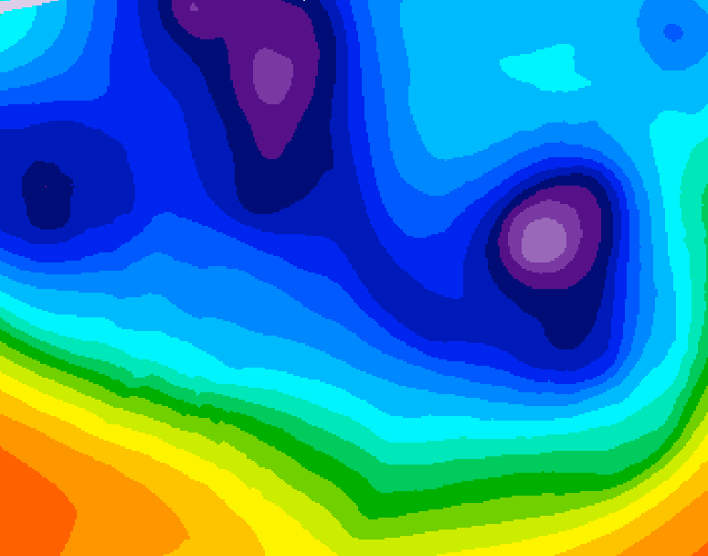 GDPS 500 millibar geopotential height 174 hour forecast chart for Canada based on 2025/12/02 0000Z data
