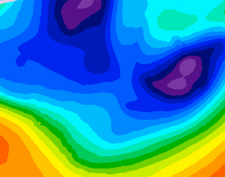 GDPS 500 millibar geopotential height 204 hour forecast chart for Canada based on 2025/12/02 0000Z data