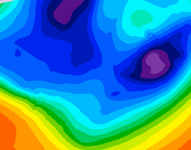 GDPS 500 millibar geopotential height 210 hour forecast chart for Canada based on 2025/12/02 0000Z data
