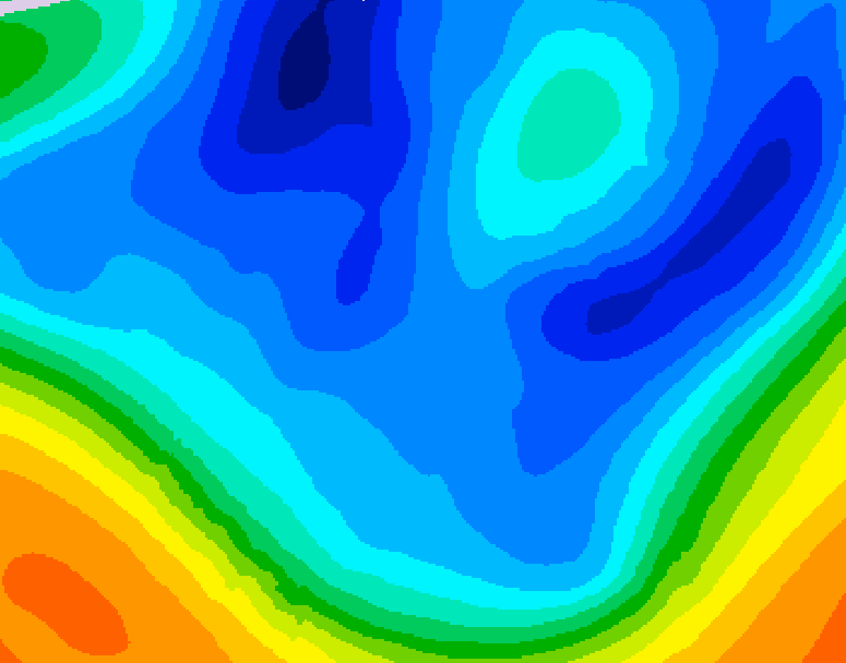 GDPS 500 millibar geopotential height 234 hour forecast chart for Canada based on 2025/12/02 0000Z data