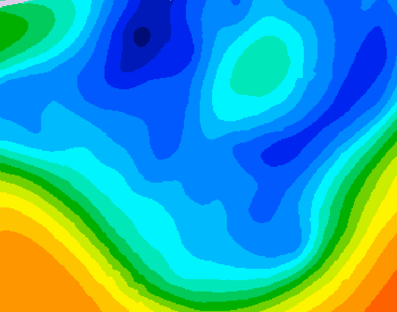 GDPS 500 millibar geopotential height 240 hour forecast chart for Canada based on 2025/12/02 0000Z data