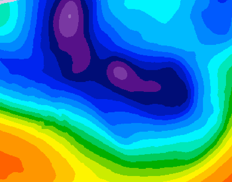 GDPS 500 millibar geopotential height 162 hour forecast chart for Canada based on 2025/12/02 1200Z data
