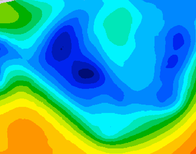GDPS 500 millibar geopotential height 240 hour forecast chart for Canada based on 2025/12/02 1200Z data