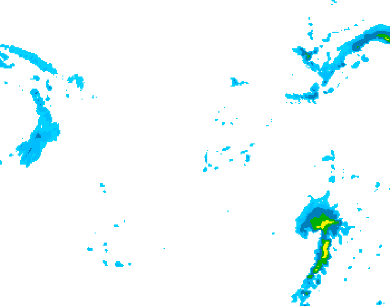 GDPS precipitation 024 hour forecast chart for Canada based on 2025/12/02 0000Z data