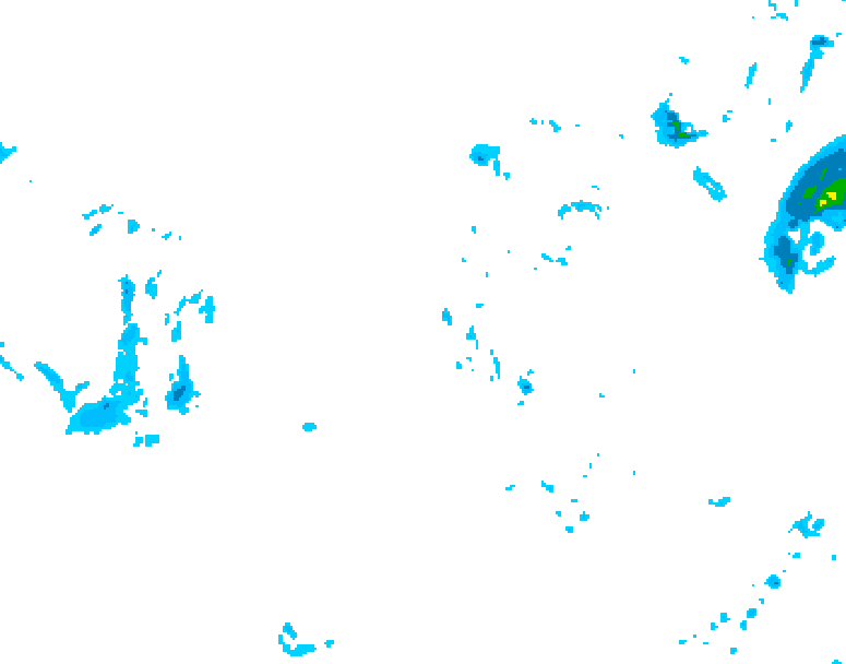 GDPS precipitation 054 hour forecast chart for Canada based on 2025/12/02 0000Z data