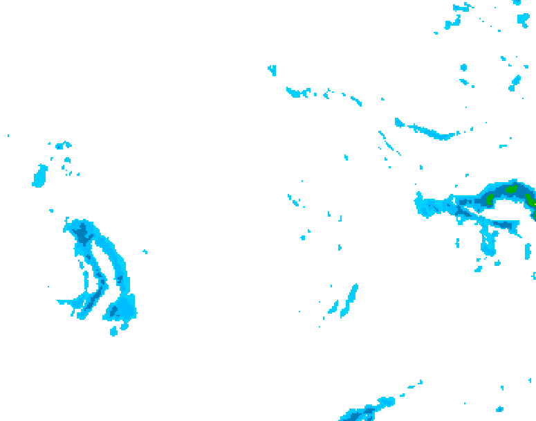 GDPS precipitation 084 hour forecast chart for Canada based on 2025/12/02 0000Z data