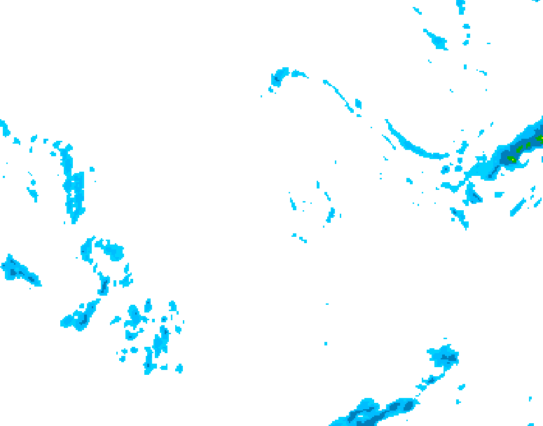 GDPS precipitation 096 hour forecast chart for Canada based on 2025/12/02 0000Z data