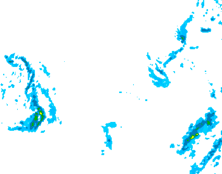 GDPS precipitation 162 hour forecast chart for Canada based on 2025/12/02 0000Z data