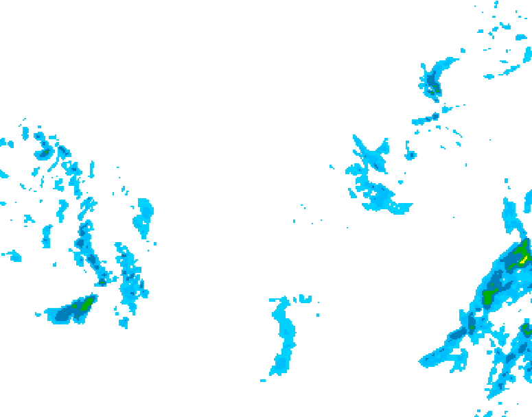 GDPS precipitation 168 hour forecast chart for Canada based on 2025/12/02 0000Z data