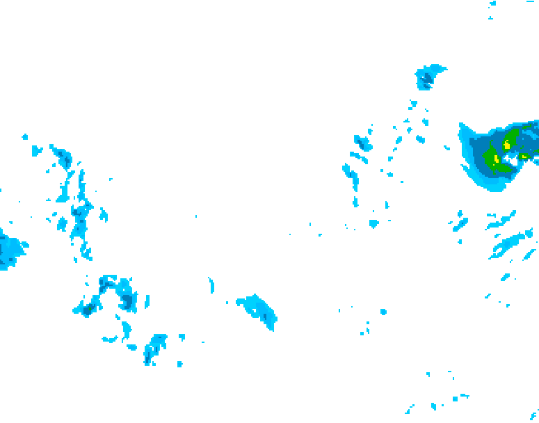 GDPS precipitation 186 hour forecast chart for Canada based on 2025/12/02 0000Z data