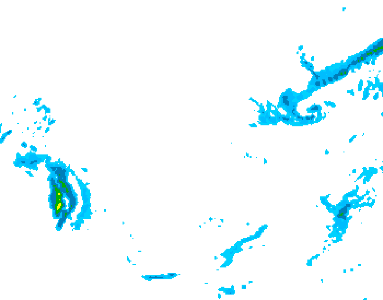 GDPS precipitation 204 hour forecast chart for Canada based on 2025/12/02 0000Z data
