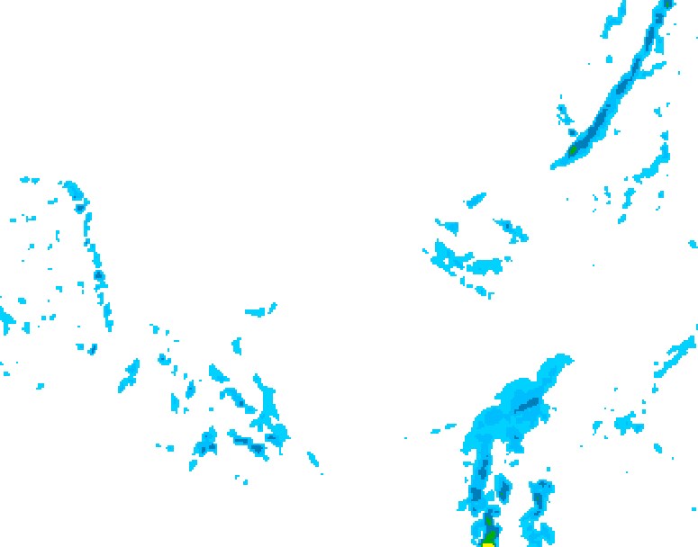 GDPS precipitation 228 hour forecast chart for Canada based on 2025/12/02 0000Z data