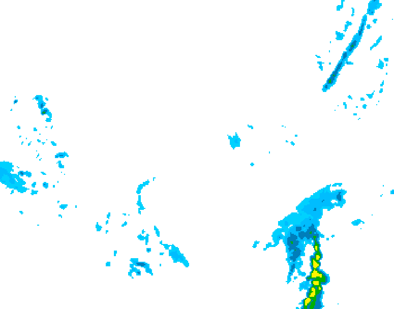 GDPS precipitation 234 hour forecast chart for Canada based on 2025/12/02 0000Z data