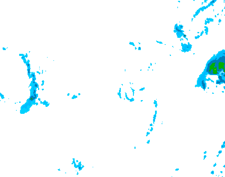 GDPS precipitation 036 hour forecast chart for Canada based on 2025/12/02 1200Z data