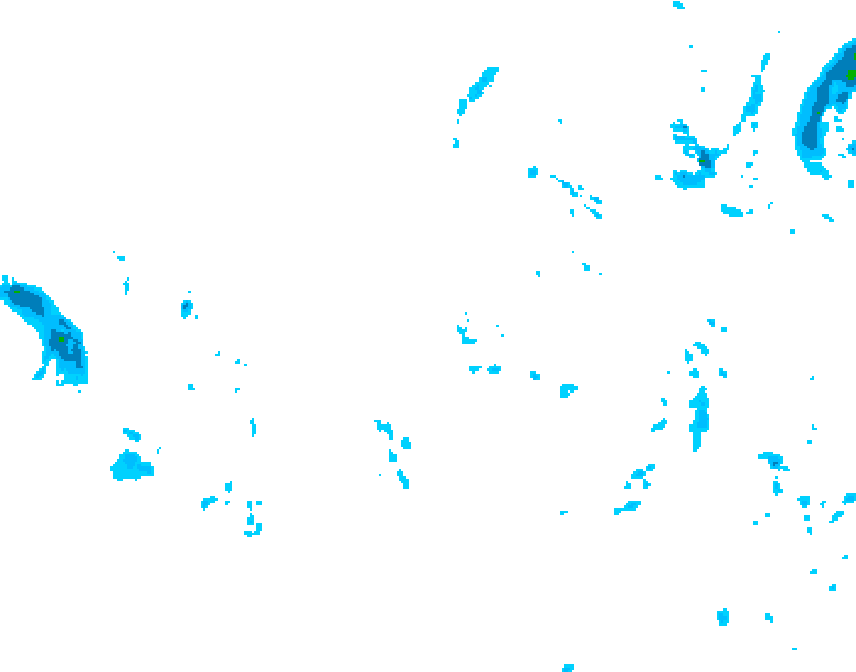 GDPS precipitation 054 hour forecast chart for Canada based on 2025/12/02 1200Z data