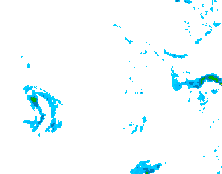 GDPS precipitation 072 hour forecast chart for Canada based on 2025/12/02 1200Z data