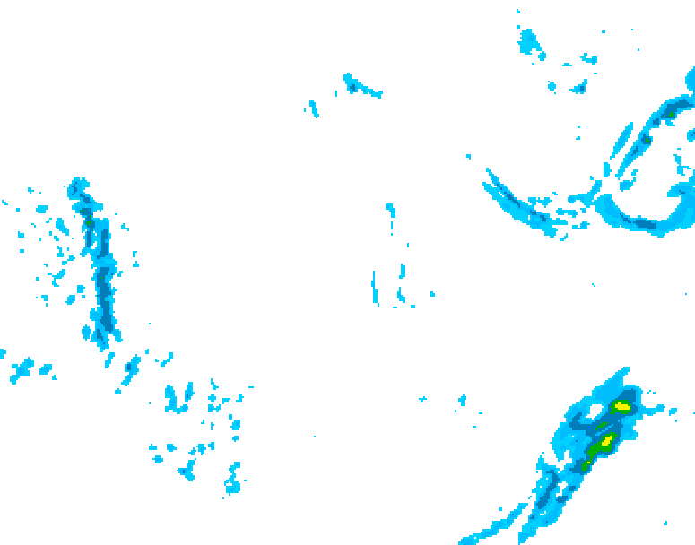 GDPS precipitation 096 hour forecast chart for Canada based on 2025/12/02 1200Z data